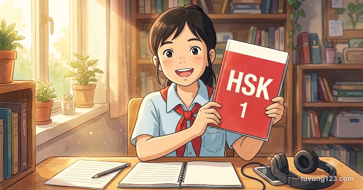Giáo trình chuẩn HSK 1: mục lục 15 bài, ngữ pháp, file nghe và đáp án