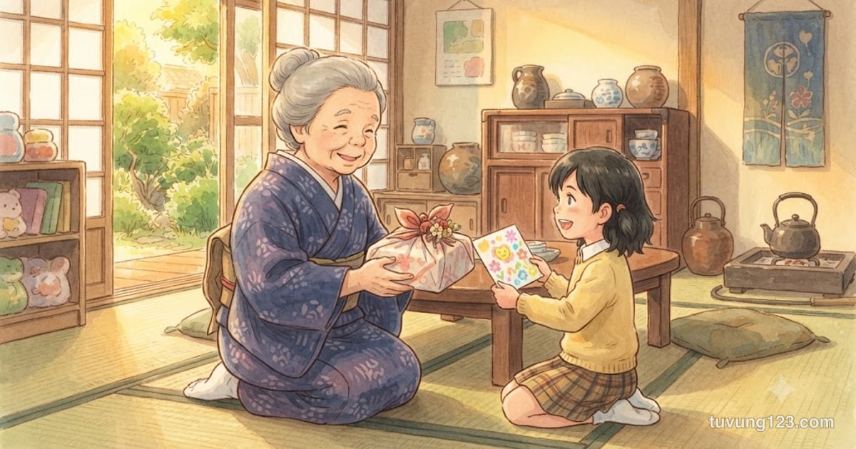 Động từ cho nhận tiếng Nhật: あげる, くれる, もらう