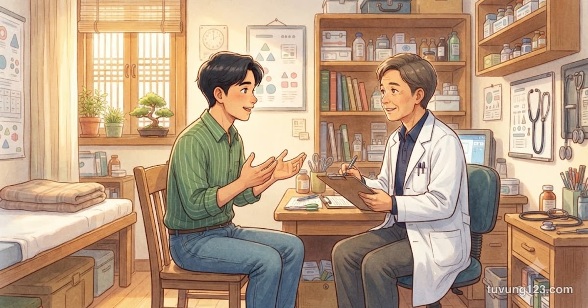 Từ vựng tiếng Hàn bệnh viện và câu dùng khi đi khám