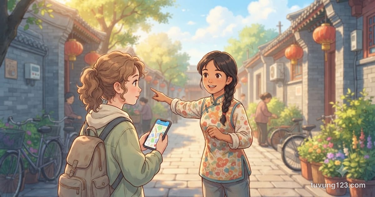 Phương vị từ tiếng Trung: 上下里外前后左右 và cách nói vị trí