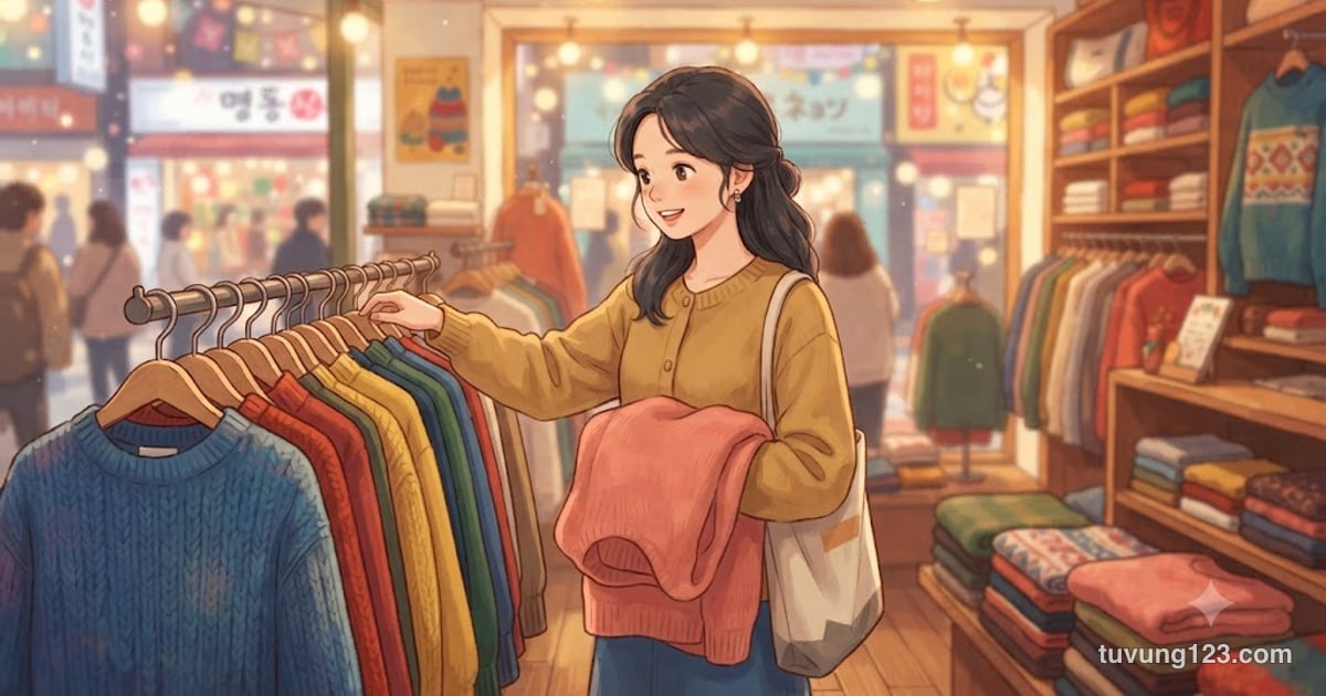 Từ vựng tiếng Hàn màu sắc và cách dùng trong câu