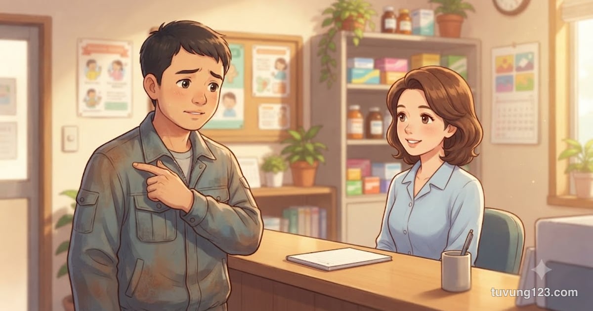 Từ vựng bộ phận cơ thể tiếng Nhật và cách nói đau ở đâu