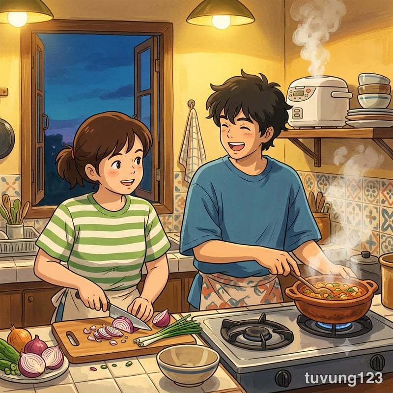 Nấu bữa tối cho hai người