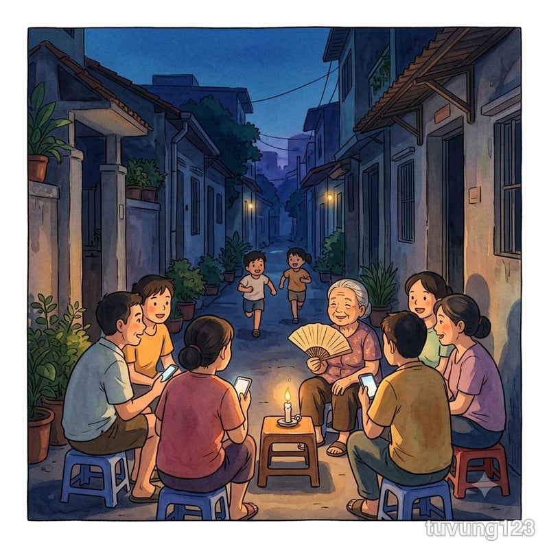 Ảnh bìa bài hát Mất điện cả xóm