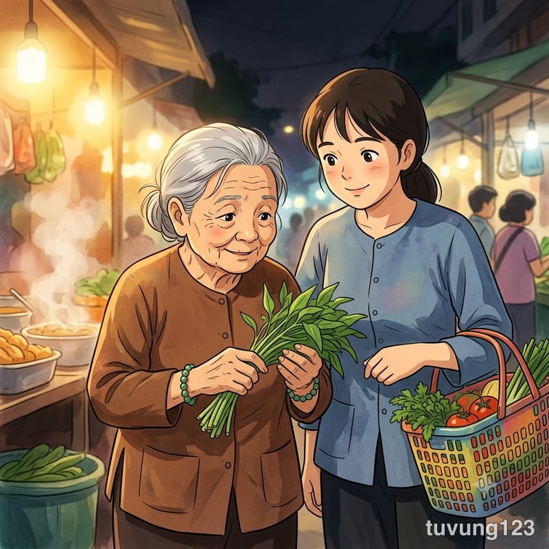 Ảnh bìa bài hát Đi chợ sớm với bà
